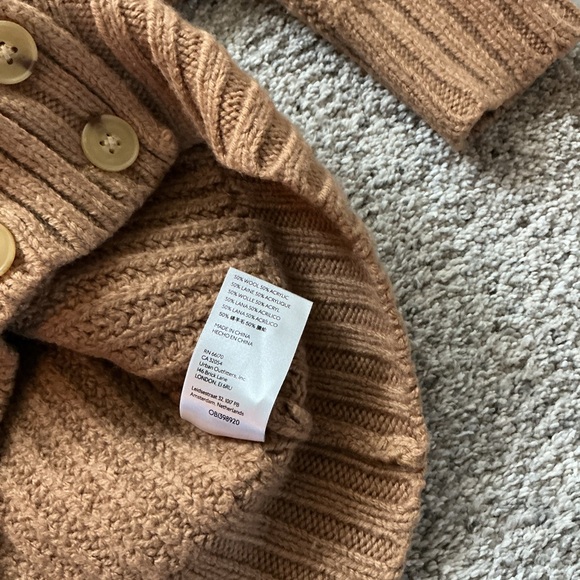 Anthropologie Tan Ribbed Cardigan - Picture 8 of 9